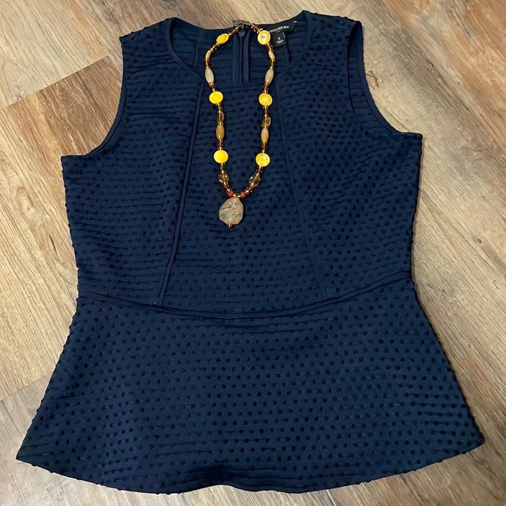 Banana Republic Navy blouse